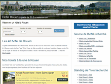 Tablet Screenshot of hotelarouen.com